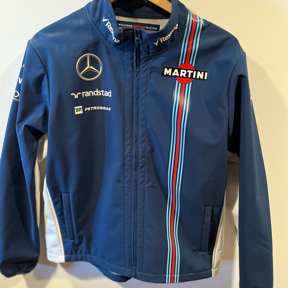 Williams Martini racing jacket. Ideal for F1 fans. Men’s large. Like new